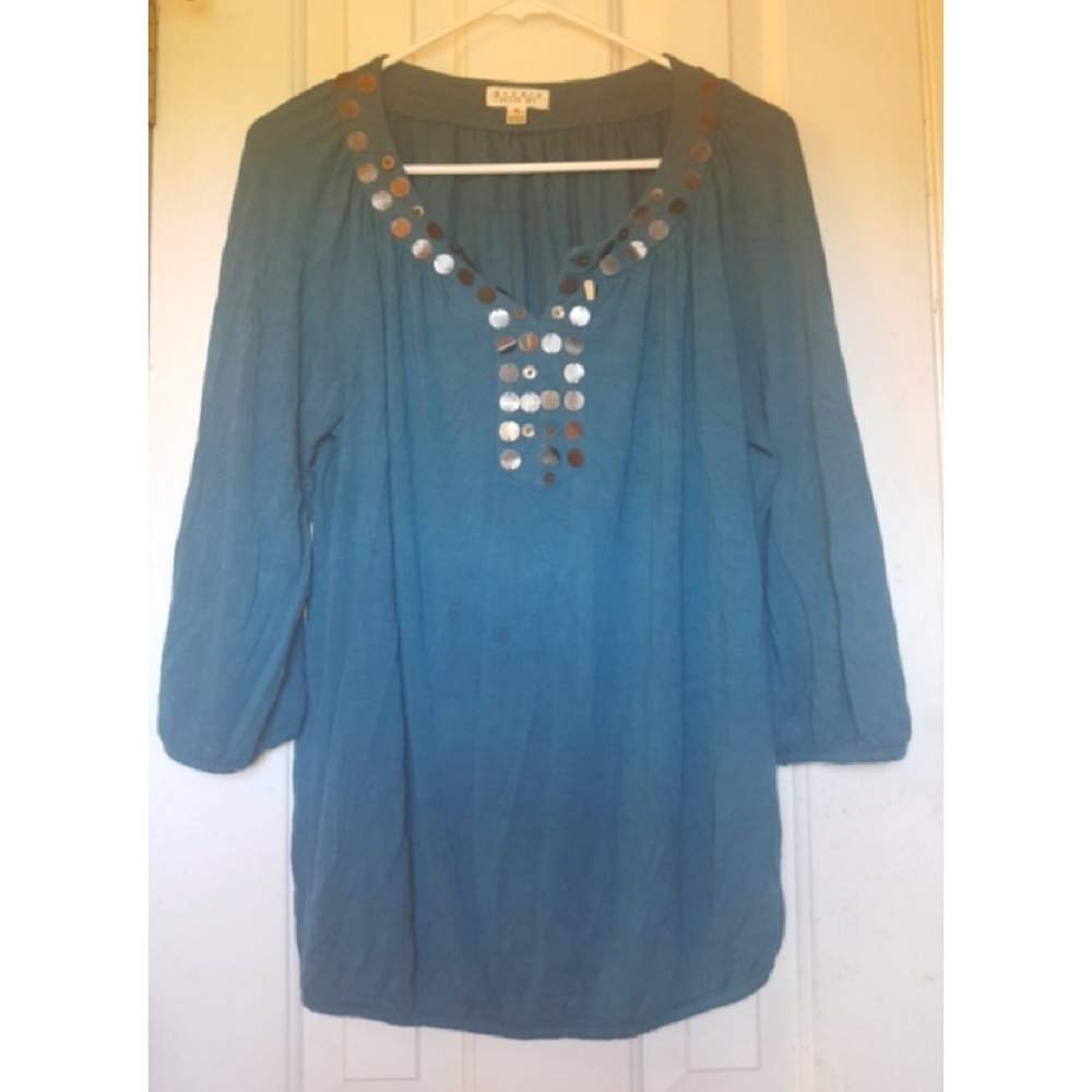 Billowing Bedazzled Tunic